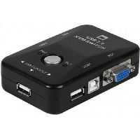 Exertis Connect 060102 Mini 2 Port KVM Switch VGA/ USB