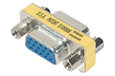 Exertis Connect 083740 Mini Gender Changer, 15pol HD D-Sub Bu./Bu. f�r