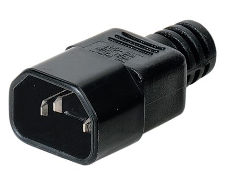 Bachmann 915.171 Bachmann Kaltger�testecker C14, 10 A, schwarz
