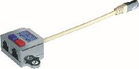 Tecline 11898 Cable Sharing Adapter, Cat.5, 2x Ethernet