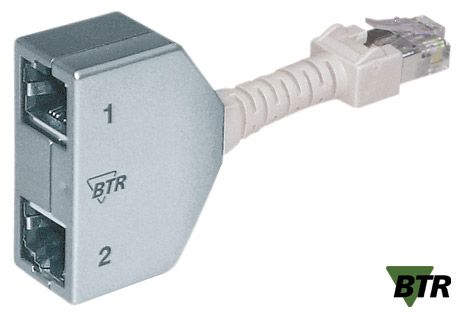 MetzConnect 130548-02-E Metz Connect Cable Sharing Adapter, Cat.5, 1x