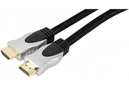 Exertis Connect 127922 Premium HDMI High Speed Kabel mit Geflechtmante
