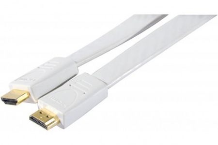 Exertis Connect 128316 HDMI High Speed Flachkabel, 4K, HDMI St. A/ HDM