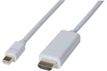 Exertis Connect 128418 Mini DisplayPort 1.1 zu HDMI Adapterkabel, Mini