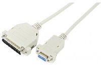Exertis Connect 137000 AT Verbindungskabel, DB-9 Buchse/DB-25 Stecker,