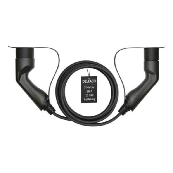 Deltaco EV-3213 Deltaco EV-3213 E-Ladekabel 3 phasig IEC Typ 2 auf Typ