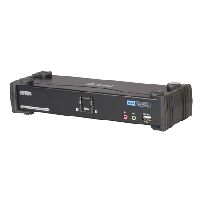 Aten CS1782A ATEN DVI KVM Switch mit 7.1 Audio, NVIDIA 3D, USB, 2-fach