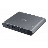 Aten US3311 ATEN 2-Port 4K DisplayPort USB-C KVM Dock Switch