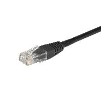Exertis Connect 246771 Patchkabel Cat. 6, U/UTP, schwarz, 0,5 m