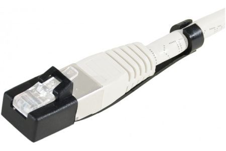 Exertis Connect 253182 Staubschutz f�r RJ45-Stecker, schwarz, 10er Pac