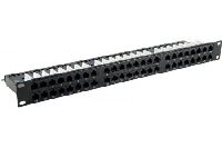 Exertis Connect 257251 Patchfeld, Cat.6, 48 Port, UTP, 1 HE, 19 Zoll,