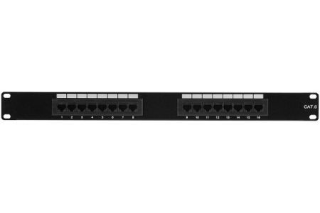 257260_big.jpg Exertis Connect 257260 Patchfeld, Cat.6, 16 Port, UTP, 1 HE, 19 Zoll,