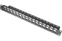 Dexlan 258151 Dexlan Modultr�ger f�r 16 Keystone-Anschlussbuchsen, 19