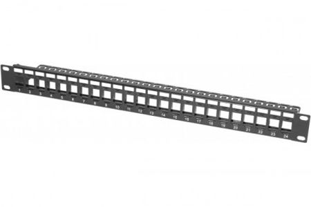 Dexlan 258152 Dexlan Modultr�ger f�r 24 Keystone-Anschlussbuchsen, 19