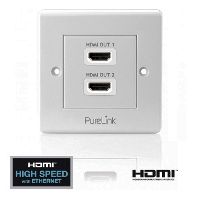 PureLink PI105 PureLink PureInstall Serie HDMI Anschlussdose, 2-fach,