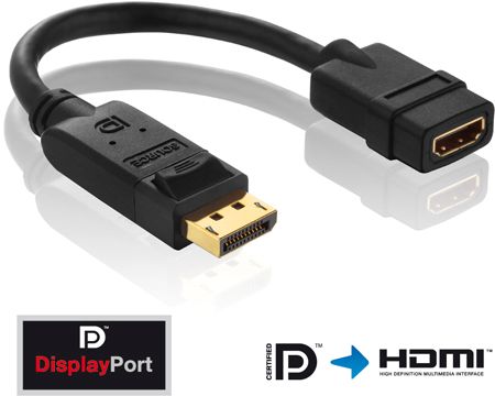 PureLink PI155 PureLink PureInstall Serie DisplayPort / HDMI Adapterka