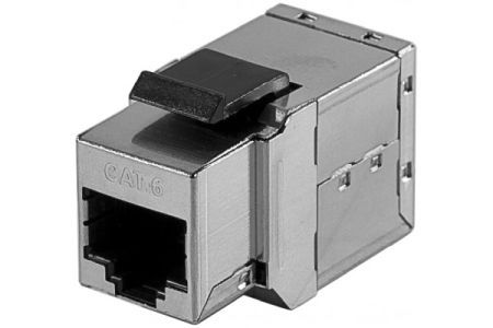 Exertis Connect 272240 Keystone Modul RJ45 Buchse an RJ45 Buchse, Cat.