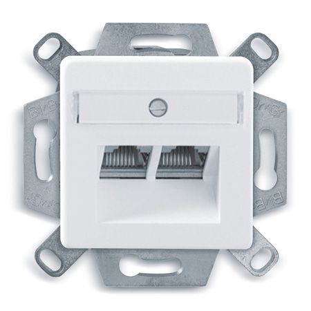 D�twyler 435060 D�twyler Datendose CSA Plus 2/8 Cat.6A (IEC), 2-fach,