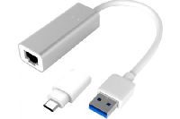 Exertis Connect 310751 USB 3.1 Gigabit Pro Netzwerk Adapter mit Typ-C