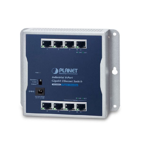 Planet WGS810 Planet Industrial Gigabit Switch WGS810, 8 Port, f�r Wan