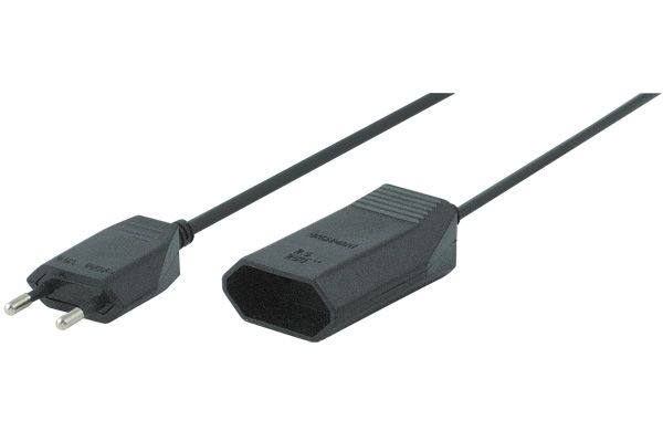Bachmann 233.185 Bachmann Euro-Verl�ngerungskabel, schwarz, 3,0 m