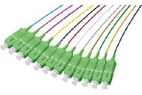Exertis Connect 392257 LWL Faserpigtails, farbig, 12 x Stecker, OS2 Mo