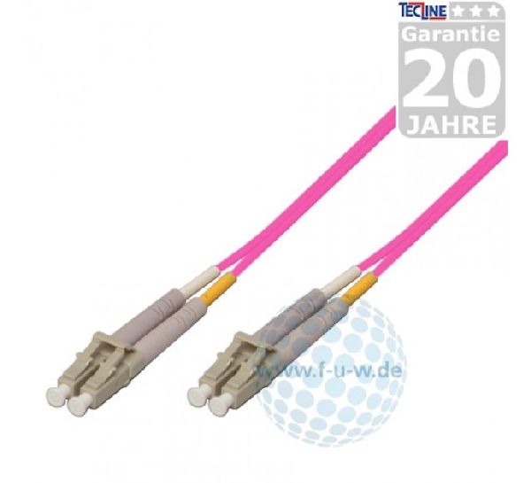 Exertis Connect 393181 LWL Patchkabel, 50/125 �m, OM4-Faser, LC Duplex