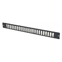 Dexlan 395421 Dexlan LWL Frontplatte unbest�ckt f�r LWL Splei�box, 24