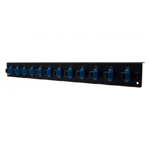 Dexlan 395426 Dexlan LWL Frontplatte best�ckt f�r LWL Splei�box, 12 x