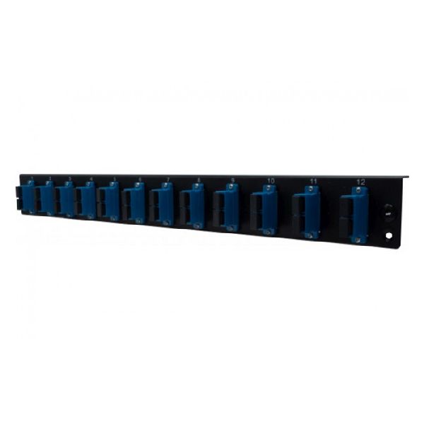 Dexlan 395428 Dexlan LWL Frontplatte best�ckt f�r LWL Splei�box, 12 x