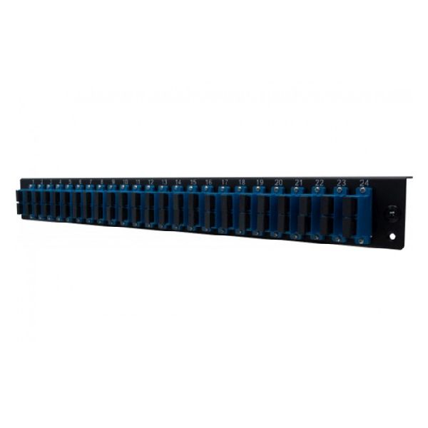 Dexlan 395429 Dexlan LWL Frontplatte best�ckt f�r LWL Splei�box, 24 x