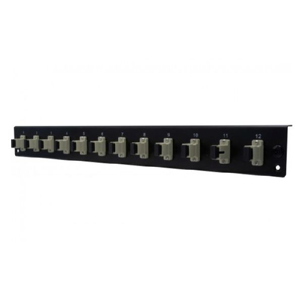 Dexlan 395430 Dexlan LWL Frontplatte best�ckt f�r LWL Splei�box, 12 x