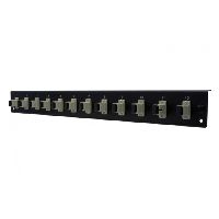 Dexlan 395430 Dexlan LWL Frontplatte best�ckt f�r LWL Splei�box, 12 x
