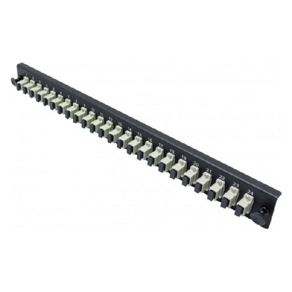 Dexlan 395433 Dexlan LWL Frontplatte best�ckt f�r LWL Splei�box, 24 x