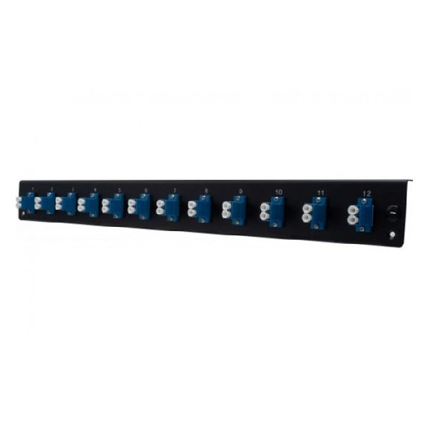 Dexlan 395436 Dexlan LWL Frontplatte best�ckt f�r LWL Splei�box, 12 x