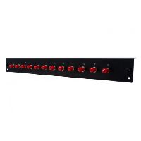 Dexlan 395442 Dexlan LWL Frontplatte best�ckt f�r LWL Splei�box, 12 x