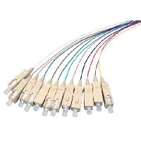 Tecline 39875612 LWL Faserpigtails, farbig, 50/125 �m, OM4-Faser, 12x