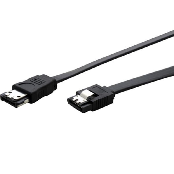 Tecline 39901100 eSATA 300 High Quality Kabel, 7pol eSATA Stecker an 7