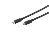 S-Conn 39905501 S-Conn USB 3.2 Gen. 2 Kabel, bis 60 Watt, USB St. C/ U