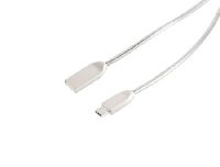 Exertis Connect 39910217 USB Lade-Sync Kabel A/Type 3.1 C Steel Silber