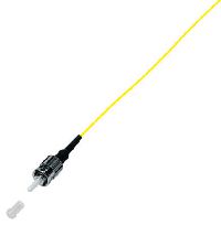 Tecline 39979502 LWL Faserpigtail, 9/125 �m, OS2-Faser, ST Stecker, 2,
