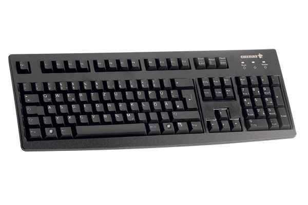 Cherry G83-6105LUNDE-2 Cherry Tastatur G83-6105 STANDARD, USB, schwarz