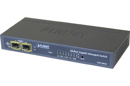 Planet GSD-1002M Planet Gigabit Switch GSD-1002M, 8 Port, PoE+