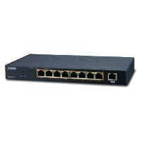 Planet GSD-908HP Planet Gigabit Switch GSD-908HP, 8 Port PoE + 1 Uplin