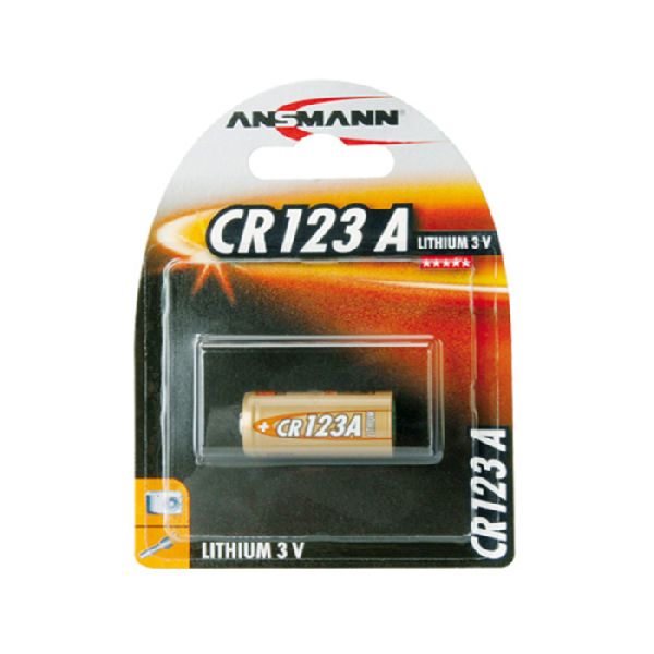 Ansmann 5020012 Ansmann Lithium-Fotobatterie, CR123A (3V), VE: 1