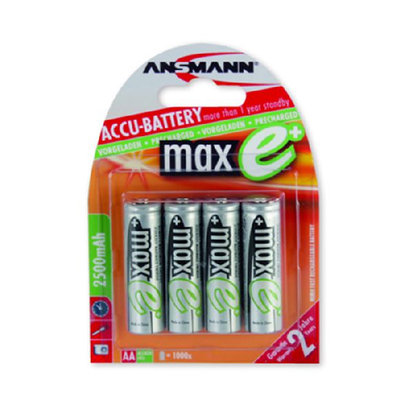 Ansmann 5035442 Ansmann maxEplus NiMH-Akku, sofort einsatzbereit, Mign