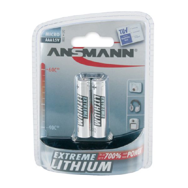 43200320_big.jpg Ansmann 5021013 Ansmann Extreme Lithium Batterie, Micro (AAA), VE: 2 S