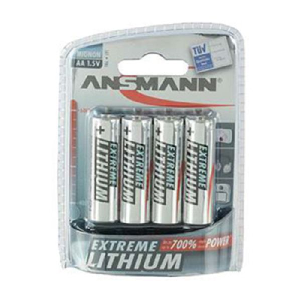 Ansmann 1512-0002 Ansmann Extreme Lithium Batterie, Mignon (AA), VE: 4