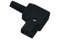 Bachmann 915.173 Bachmann Kaltger�tekupplung C13, 10 A, abgewinkelt, s