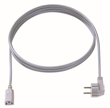 Bachmann 356.905 Bachmann Kaltger�tekabel, Schutzkontaktstecker an C13